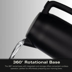 Hamilton Beach Ella 1.7L Matte Kettles - Hamilton Beach UK