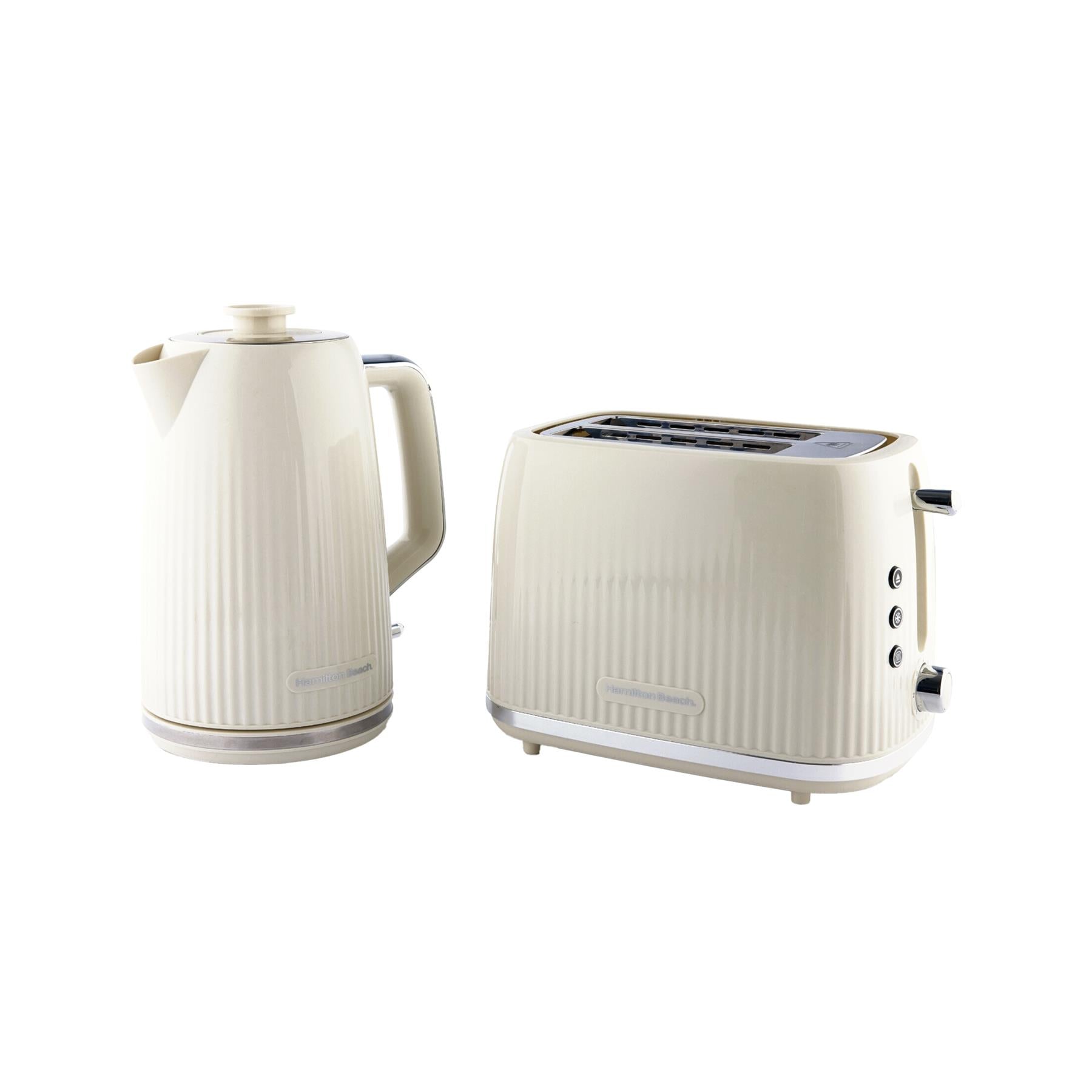 Hamilton Beach Miami Kettle & Toaster Set Sand