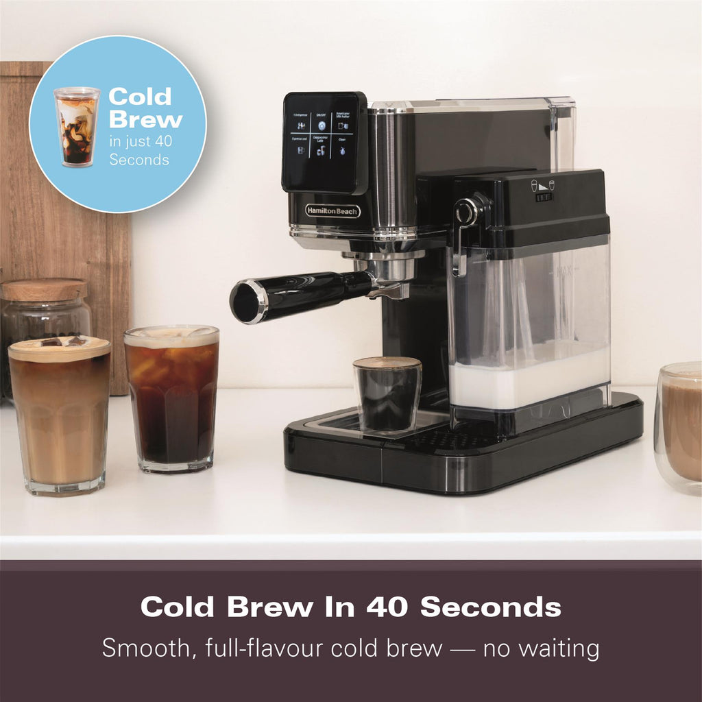 Hamilton Beach BaristaPro+ Touch 8-in-1 Espresso Machine
