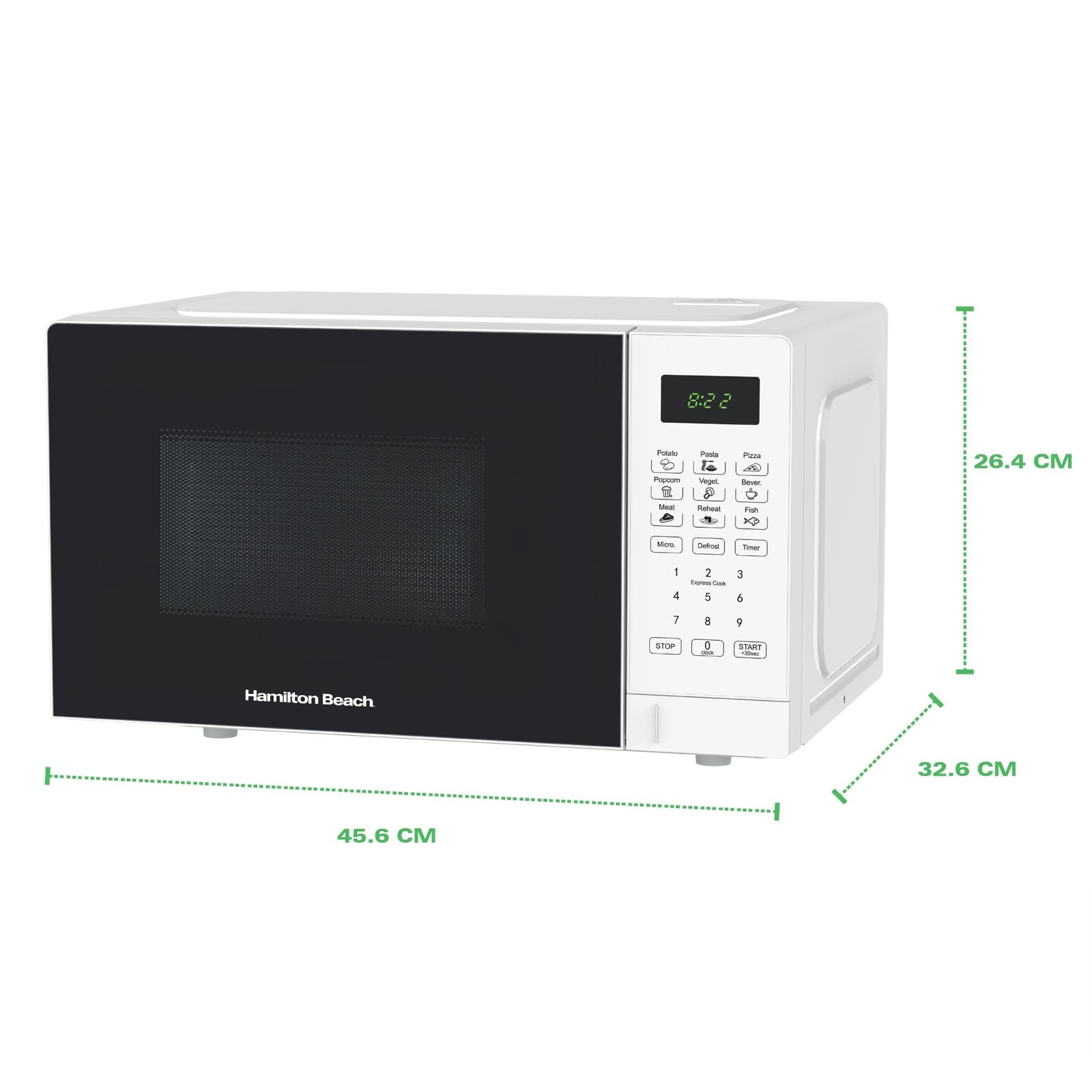 Essential 20L Digital Microwave - White