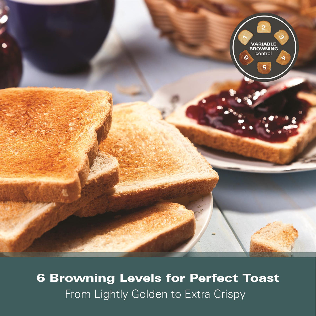 Hamilton Beach Essential 4 Slice Plastic Toaster