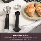 Hamilton Beach BaristaPro Touch 5-in-1 Espresso Machine Black
