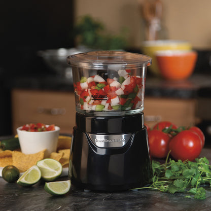Hamilton Beach 700ml Stack & Press Glass Bowl Chopper