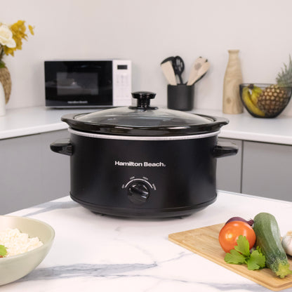 Hamilton Beach 'The Comfort Cook' 3.5L Black Slow Cooker